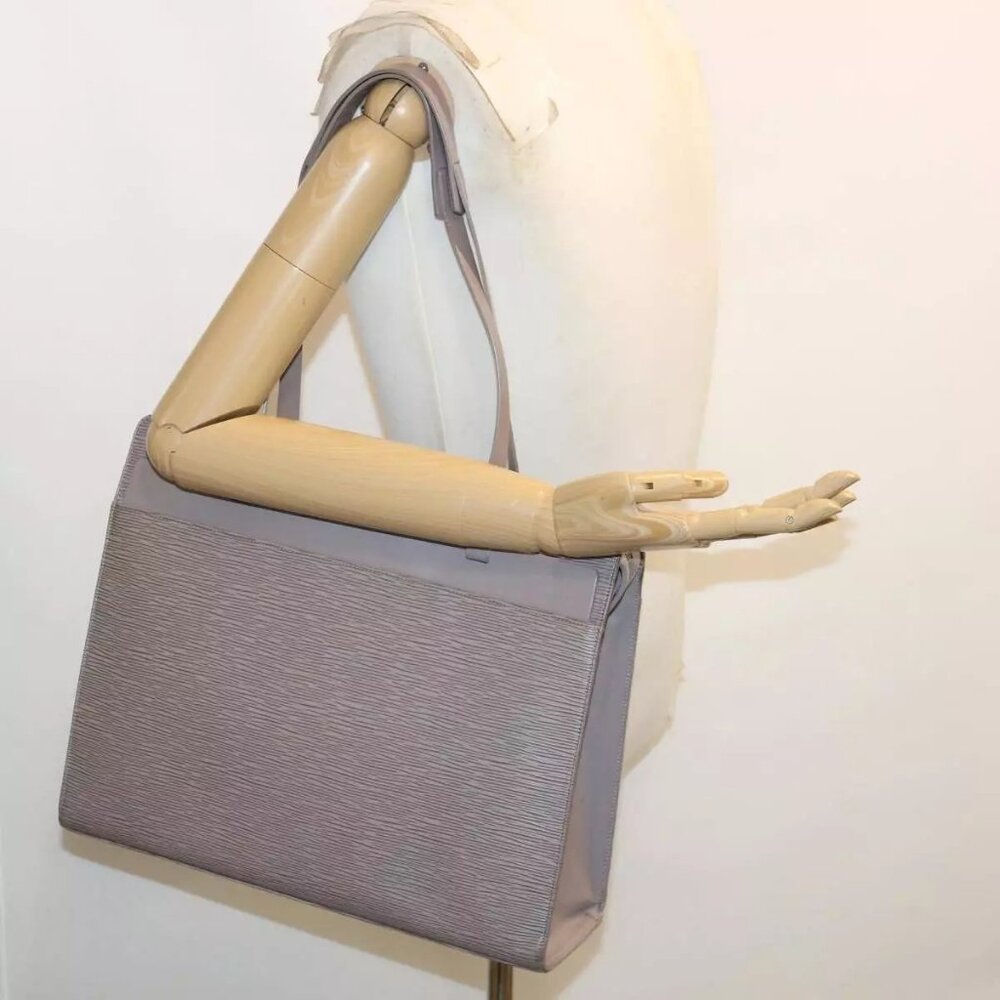 LOUIS VUITTON Epi Croisette GM Tote Bag Lilac M5250B LV Auth